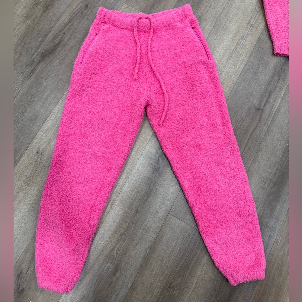 SKIMS Pink Sweatpants Relaxed Fit Joggers